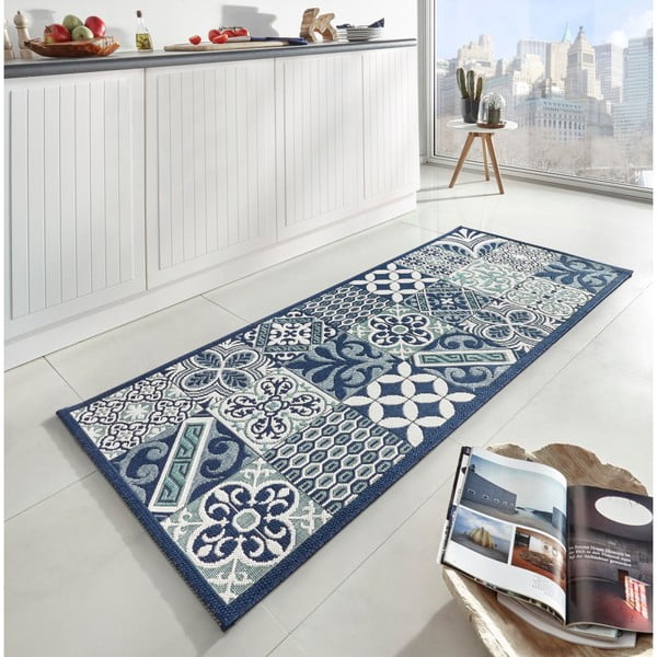 Mėlynas kilimas Zala Living Accent, 80 x 200 cm-image-1