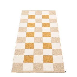 Ochros spalvos/smėlio spalvos lauko kilimas 70x160 cm Pix Vanilla Ochre – Pappelina
