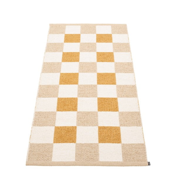 Ochros spalvos/smėlio spalvos lauko kilimas 70x160 cm Pix Vanilla Ochre – Pappelina