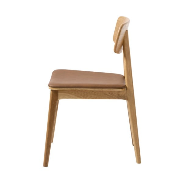 Natūralios spalvos valgomojo kėdės Livo - Unique Furniture-image-3