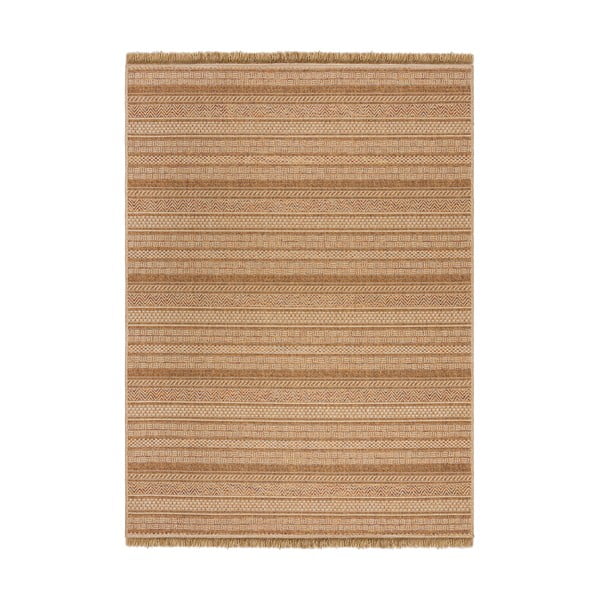Lauko kilimas natūralios spalvos 120x170 cm Farah Stripe – Flair Rugs