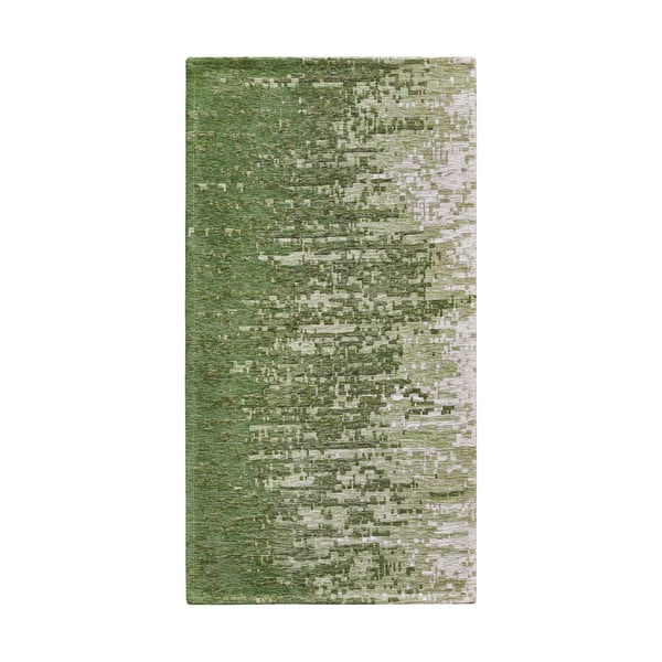 Skalbiamas kilimas žalios spalvos 55x140 cm Tamigi Verde – Floorita