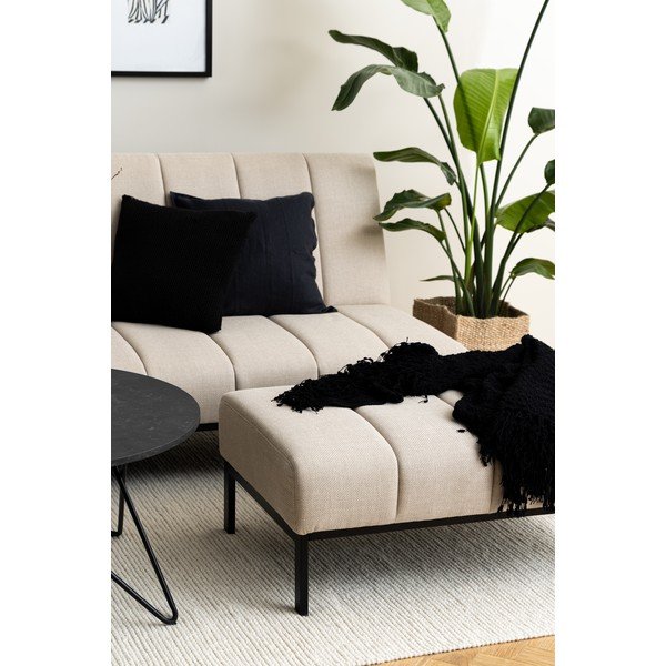 Taburetė smėlio spalvos Caix – Actona-image-3