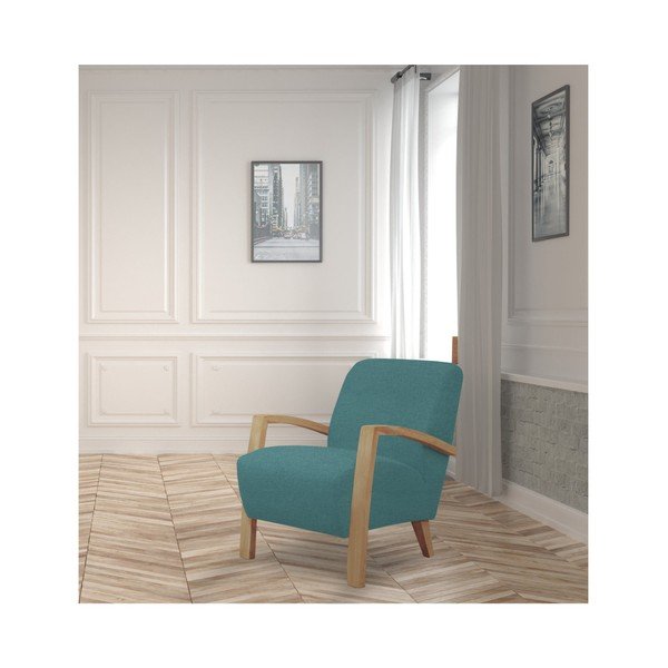 Turkio spalvos fotelis su šviesa "Windsor & Co. Luna-image-3