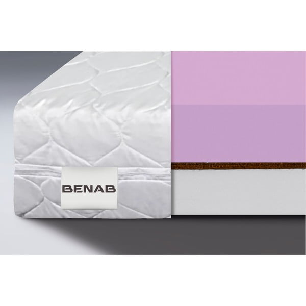 Kietas/vidutinio kietumo putų apverčiamas vaikiškas čiužinys 60x120 cm Coco Dreamer – BENAB-image-2