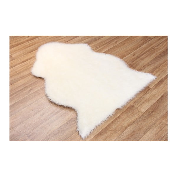 Kreminis dirbtinio kailio kilimas Eco Rugs Tekli, 70 x 100 cm-image-2