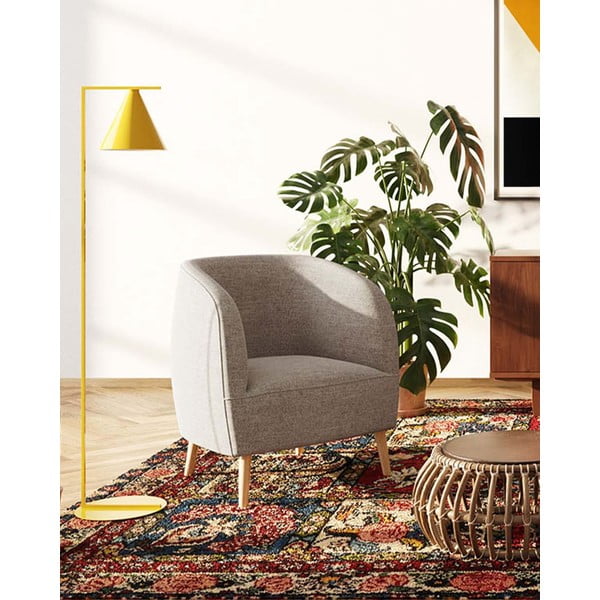 Krėslas smėlio spalvos Licio – Ame Yens-image-3
