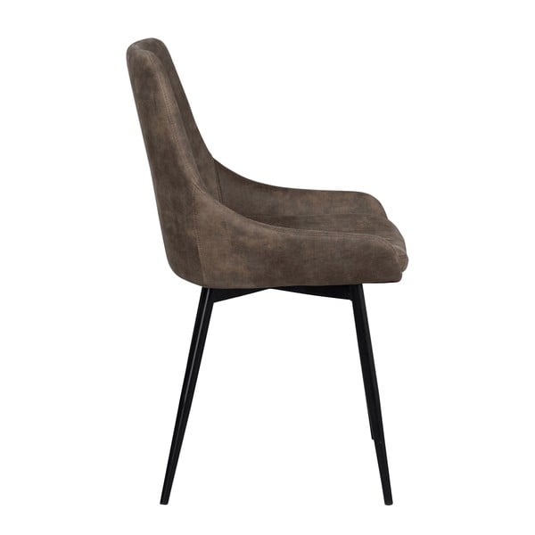 Valgomojo kėdės rudos spalvos 2 vnt. Sierra – Rowico-image-3