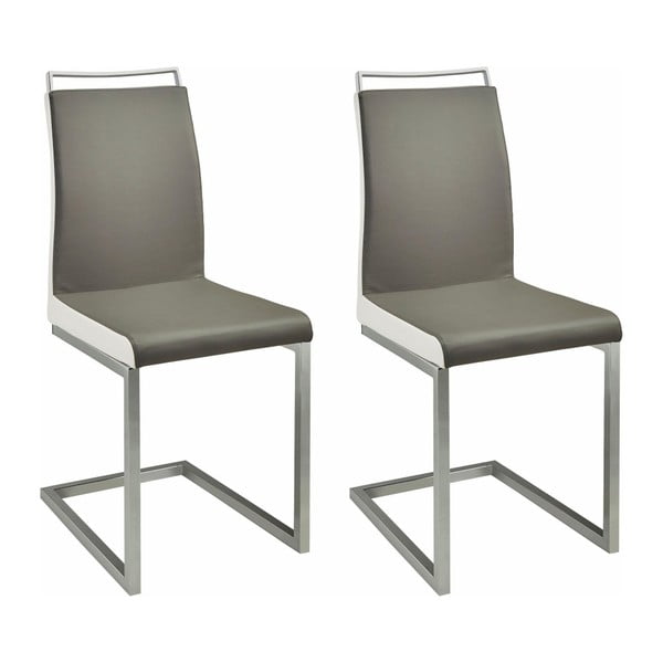 2 pilkų kėdžių rinkinys "Støraa Stark