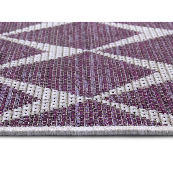 Violetinės ir smėlio spalvos lauko kilimėlis NORTHRUGS Escala, 70 x 300 cm-image-3