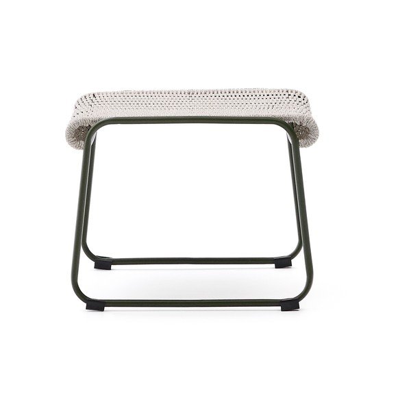 Pilkai žalios spalvos sodo kėdutė Maurina – Kave Home-image-3