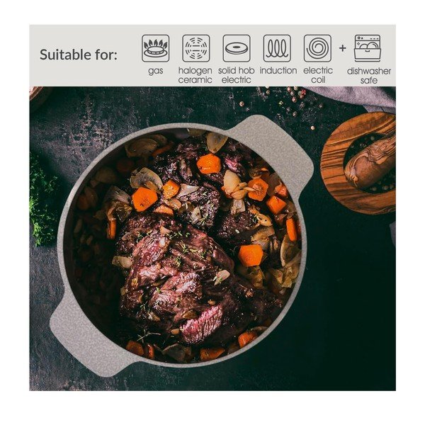 Troškintuvas su dangčiu kepimui 3,2 l Signature Range – Cooksmart ®-image-4