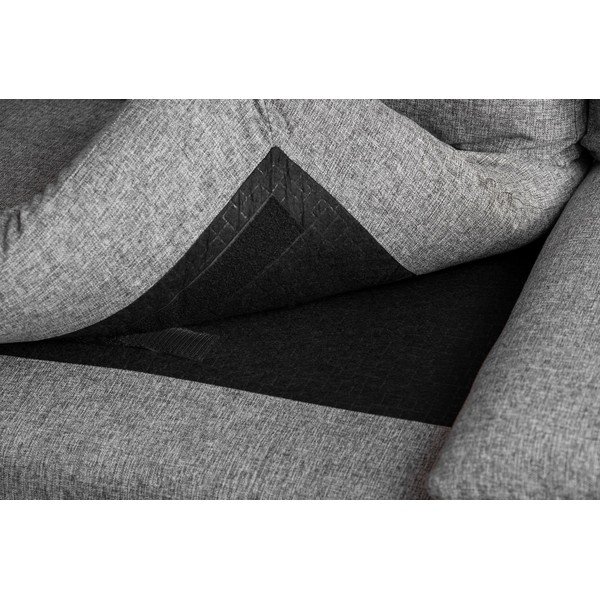Kampinė sofa šviesiai pilkos spalvos (su kairiuoju kampu) Lungo – Balcab Home-image-3
