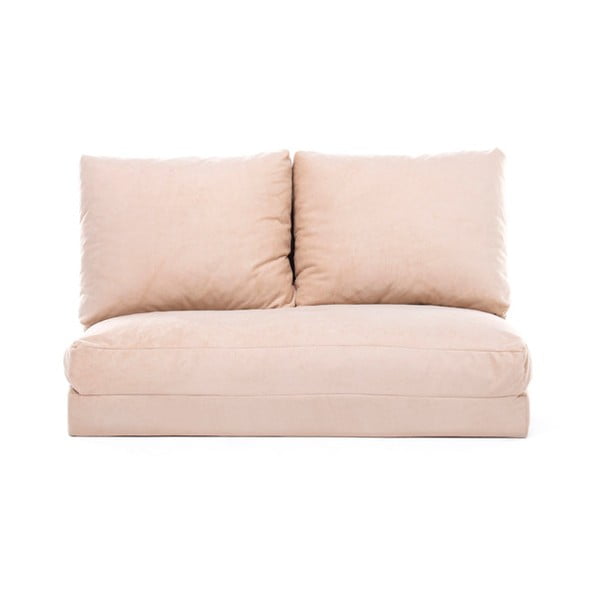 Sulankstoma sofa kreminės spalvos 120 cm Taida – Balcab Home