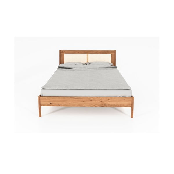 Ąžuolinė dvigulė lova 140x200 cm Pola - The Beds-image-3