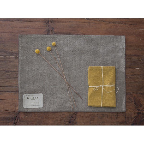 4 lininių servetėlių rinkinys Really Nice Things Beige, 43 x 43 cm-image-2