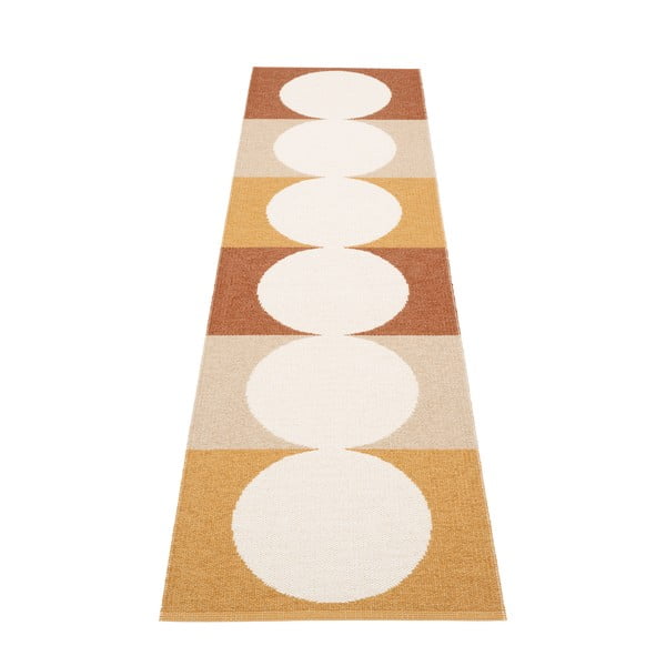 Ochros spalvos/kreminės spalvos lauko kilimas 70x280 cm Otto Harvest – Pappelina-image-2