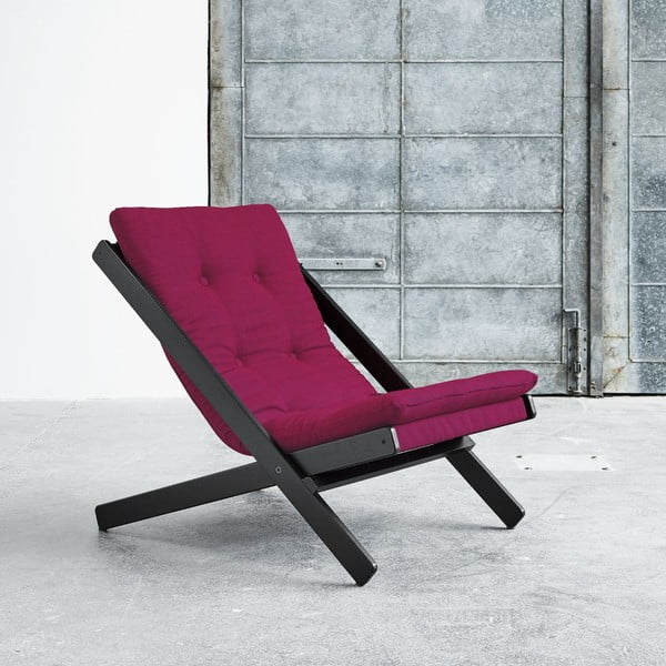 "Karup Boogie" sulankstoma kėdė juoda/rožinė