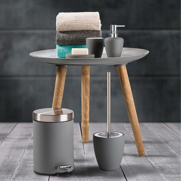 "Zone Confetti" pilka pedalinė šiukšliadėžė, 3 l-image-1