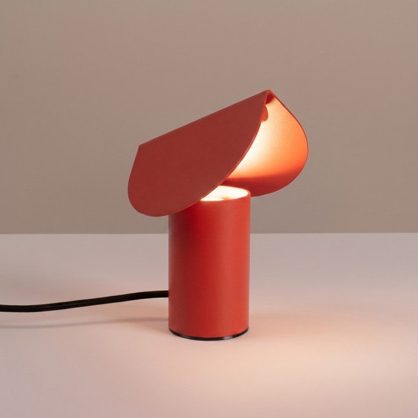 Raudonos spalvos iš aliuminio stalinis šviestuvas LED (aukštis 15 cm) BISCUIT – Thoro-image-2