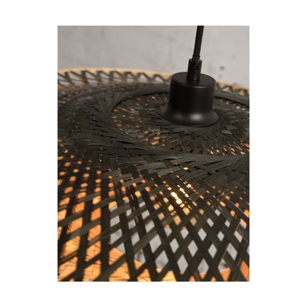 Pakabinamas bambukinis šviestuvas Good&Mojo Kalimantan, ⌀ 60 cm-image-4