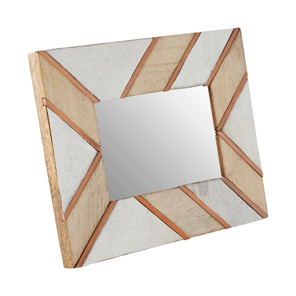 Rėmas iš medžio baltos spalvos/smėlio spalvos 19x24 cm Bowerbird – Premier Housewares-image-1