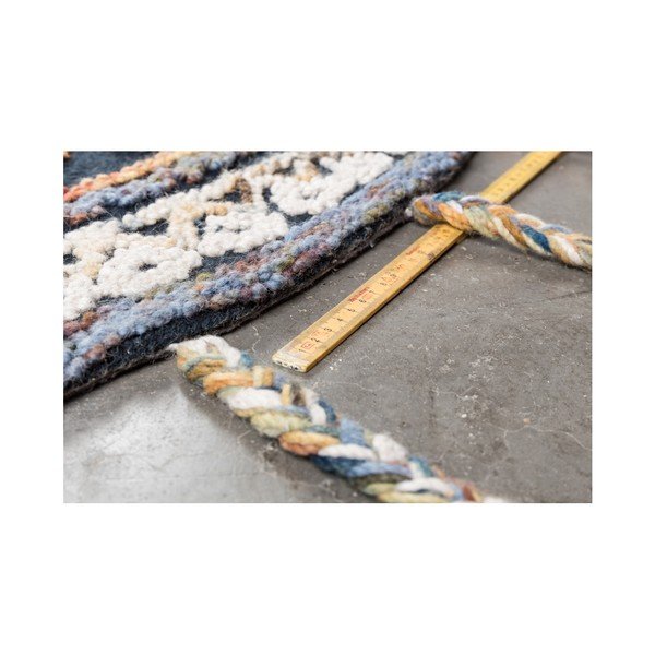 Rankų darbo kilimas Dutchbone Pix, Ø 170 cm-image-4
