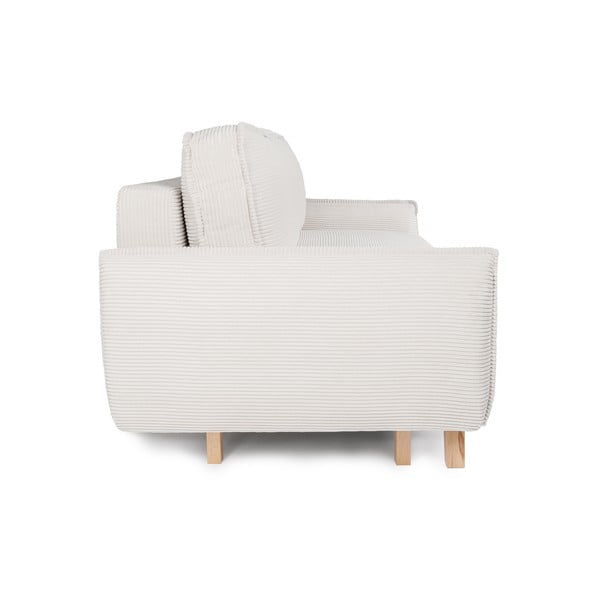 Sulankstoma sofa smėlio spalvos iš kordinio velveto 218 cm Tori – Bonami Selection-image-3