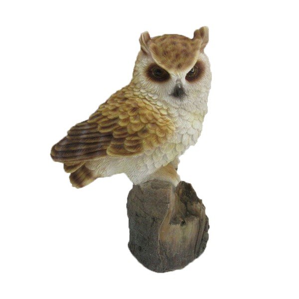 Iš poliesterinės dervos sodo statulos 3 vnt. Owl – Esschert Design-image-1