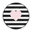 Vaikiškas kilimas juodos ir baltos spalvos ø 80 cm Comfort – Mila Home