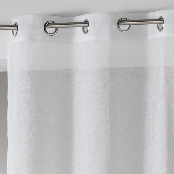 Permatoma užuolaida baltos spalvos 140x280 cm Telma – douceur d'intérieur-image-3