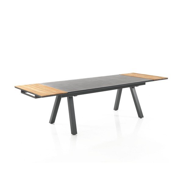 Iš aliuminio sodo valgomojo stalas 100x200 cm Thilia – Tomasucci-image-1