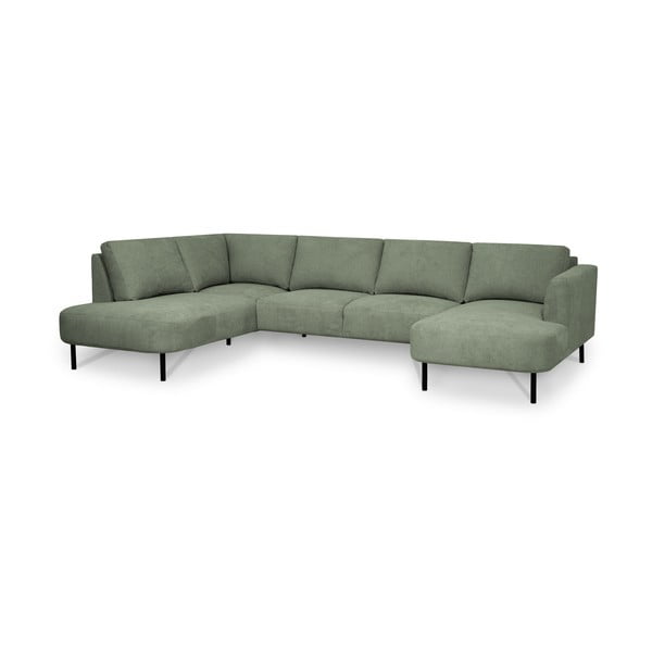 Kampinė sofa žalios spalvos (su kairiuoju kampu/„U“ formos) Hero – Scandic-image-2