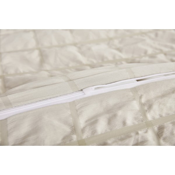 Iš banguotos tekstūros viengulė patalynė smėlio spalvos 140x200 cm Naomi – My House-image-2