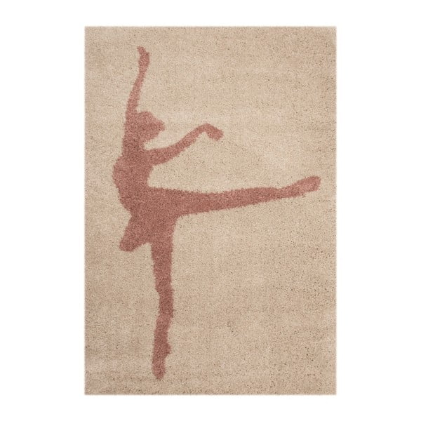 Vaikiškas rudas kilimas Zala Living Ballerina, 120 x 170 cm