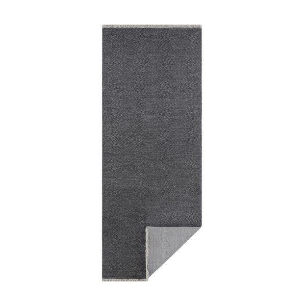 Pilkas dvipusis kilimas Hanse Home Duo, 80 x 300 cm-image-2