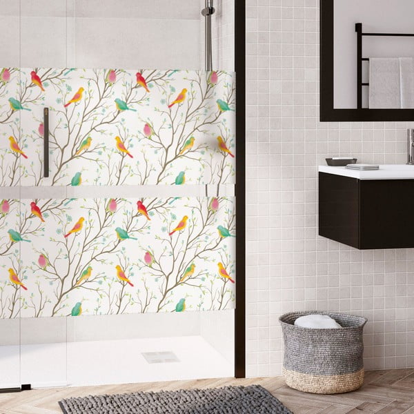 Lango lipdukas 200x40 cm Birds in the Forest - Ambiance-image-4
