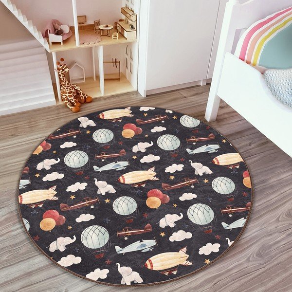 Vaikiškas kilimas ø 100 cm Comfort – Mila Home-image-3