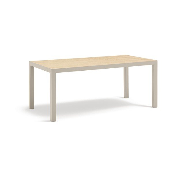 Valgomojo stalas su ąžuolo masyvo stalviršiu 75x180 cm Alma – Teulat