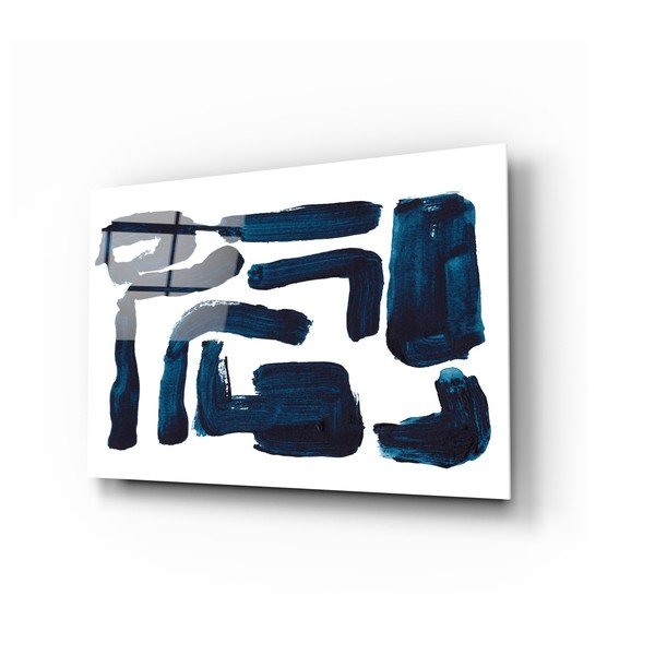 Paveikslas ant stiklo Insigne Abstract Lines, 110 x 70 cm