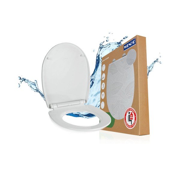 Tualeto sėdynė Easy-close funkcija 36,5 x 45 cm Roanne – Wenko