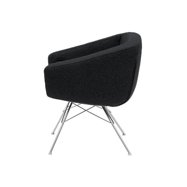Pilkas fotelis Softline Aiko-image-3