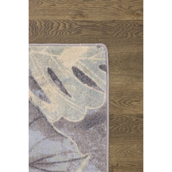Kilimas iš vilnos pilkos spalvos/kreminės spalvos 200x300 cm Plants – Agnella-image-3