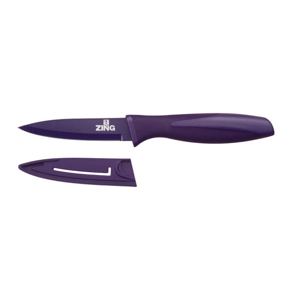 Violetinės spalvos peilis su dangteliu Premier Housewares Zing