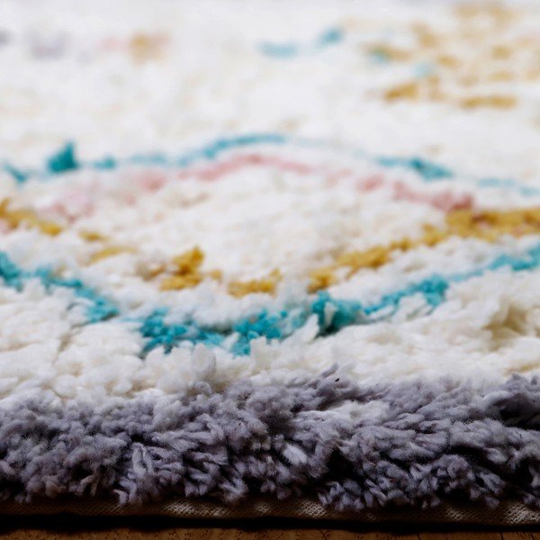 Spalvingas medvilninis rankų darbo kilimas Nattiot Milko, 100 x 160 cm-image-1