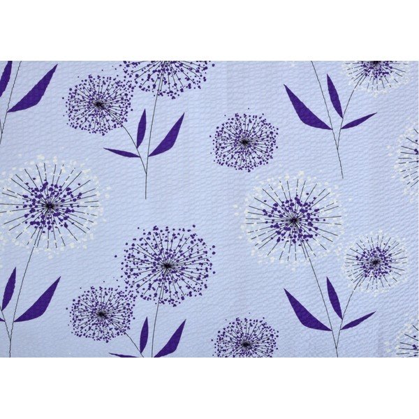 Šviesiai mėlyna krepinė patalynė viengulė lova 140x220 cm Dandelions -image-1