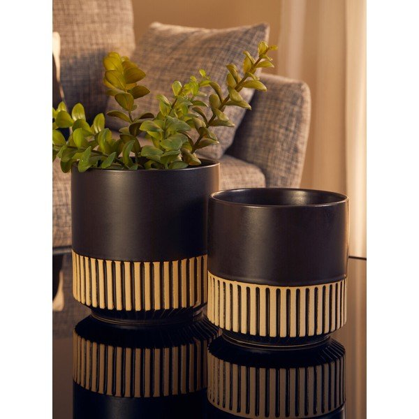 Iš molio gėlių vazono dangtelis ø 15 cm Kiso – Premier Housewares-image-1