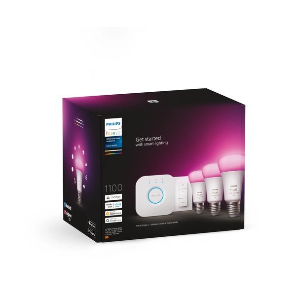 Išmanaus apšvietimo rinkiniai 5 vnt. 11 W E27, White and color ambiance – Philips Hue-image-2