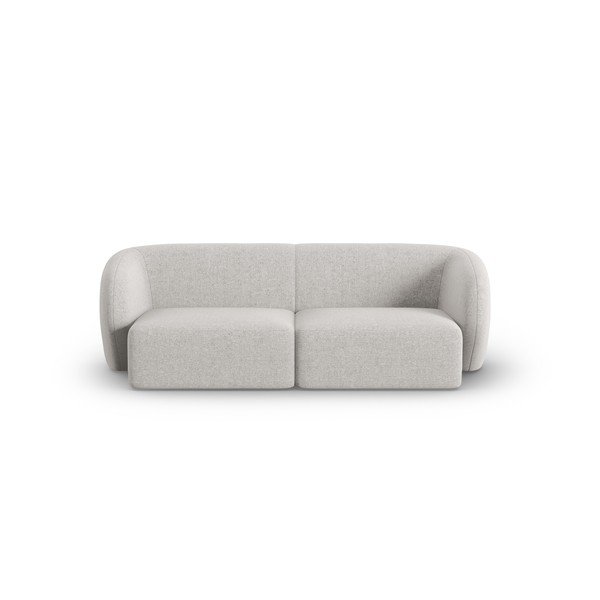 Šviesiai pilkos spalvos iš šenilinio audinio sofa 188 cm Paolo – Milo Casa