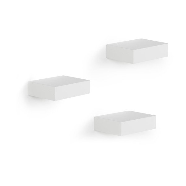 Sieninės lentynos baltos spalvos 3 vnt. 11 cm Showcase – Umbra